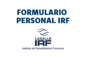 Formulario personal IRF